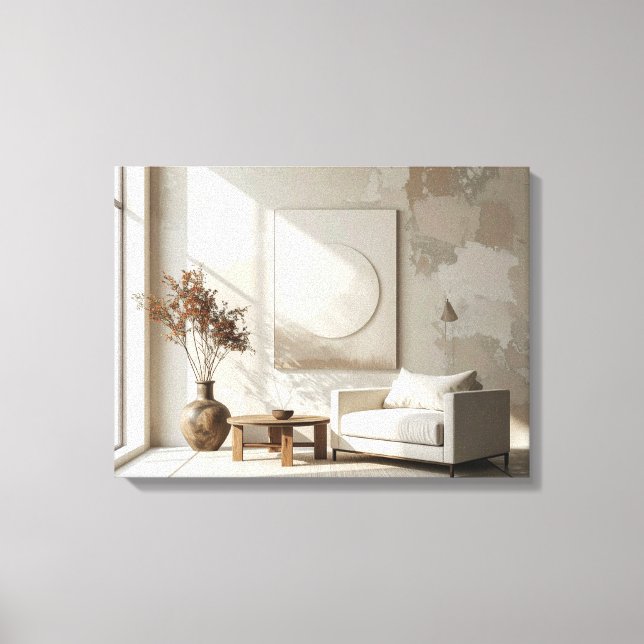 Minimalist room canvas print (Front)