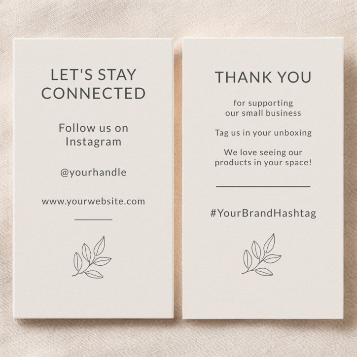 Minimalist Rose Pink Business Lets Stay Connected Business Card