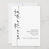 Flat Save The Date Card