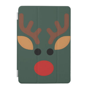 Minimalist Rudolph Reindeer iPad Mini Cover