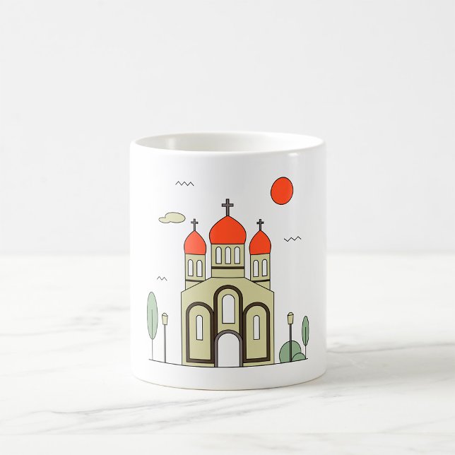 Minimalist Russian Orthodox Church  Coffee Mug (Creator Uploaded)
