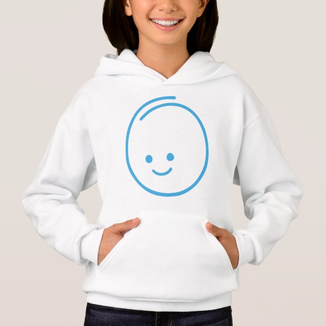 Minimalist Sadness Icon Hoodie (Front)
