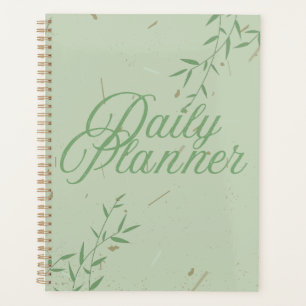 Minimalist Sage Green & Botanical Line Art Planner