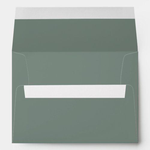 Minimalist Sage Green Envelope