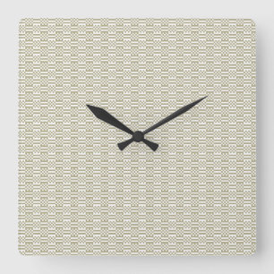 Minimalist Sage Green Geometric Wall Clock