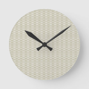 Minimalist Sage Green Geometric Wall Clock