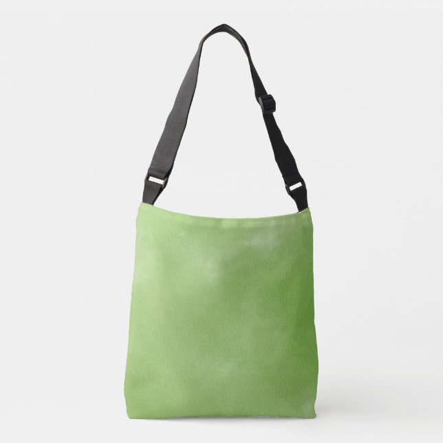 Minimalist Sage Green Gradient Texture Tote Bag (Front)