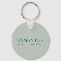 Minimalist Sage Green Name Uplifting Quote