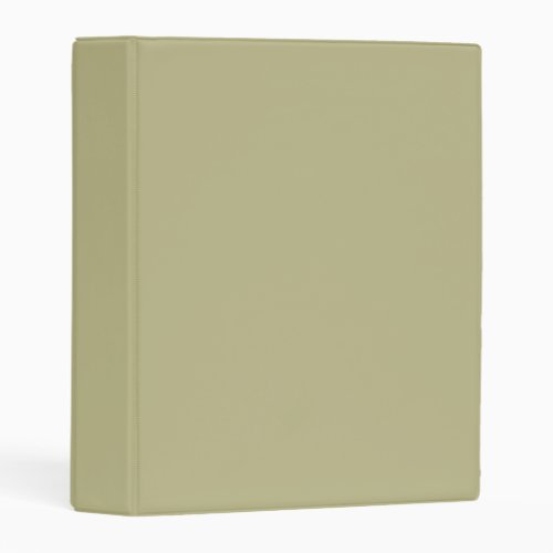 Minimalist sage green plain solid color elegant mini binder