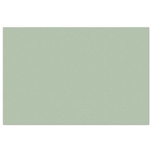 Minimalist Sage Green Plain Solid Color  Tissue Paper