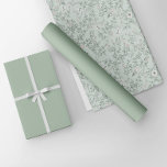 Minimalist Sage Green Plain Solid Color Wrapping Paper<br><div class="desc">Minimalist Sage Green Plain Solid Color. Beautiful for any occasion and theme events such as weddings, bridal showers, baby showers, birthdays and Christmas! Solid color allows you to be creative with your gifts so they stand out when you add lovely things such as washi tape, ribbon, laces, glitters, flowers, leaf,...</div>