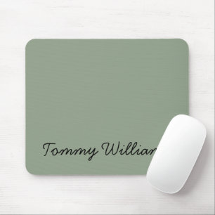 Minimalist Sage Green Professional Simple Mouse Pad