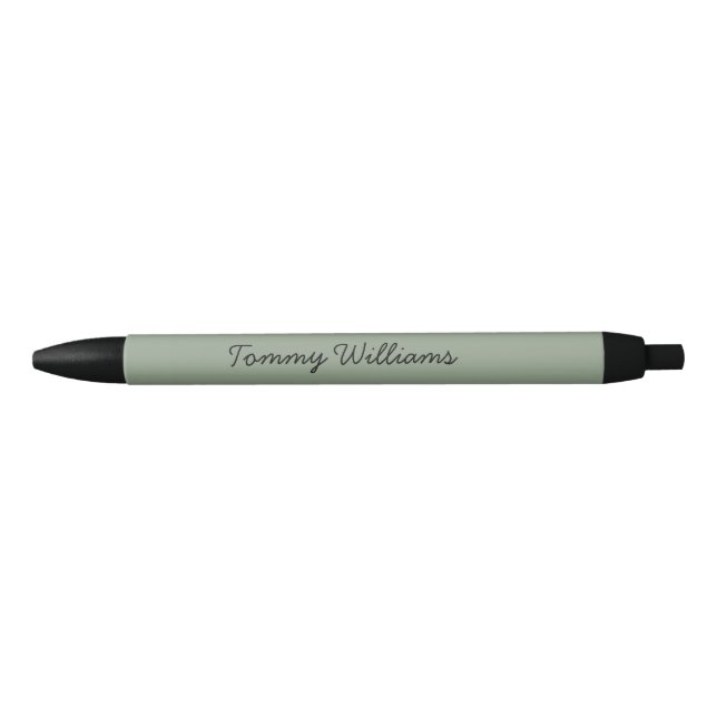 Minimalist Sage Green Professional Simple Pen (Front)