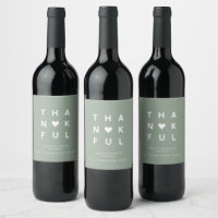 Minimalist Sage Green Thanksgiving Custom