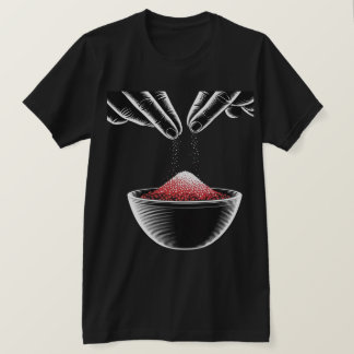 Minimalist Salt Pinch Illustration T-Shirt