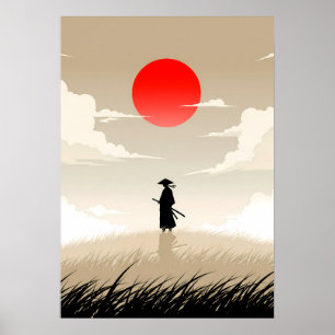 Minimalist Samurai Poster