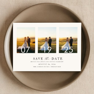 Minimalist Save the Date, Photo Boho Save the Date Invitation