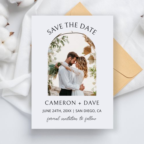 Minimalist Save The Date Wedding Engagement Party Invitation