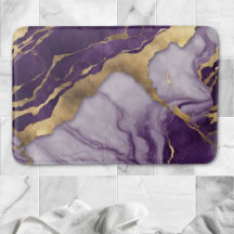 Minimalist Scandinavian Chic Lilac Purple Marble
