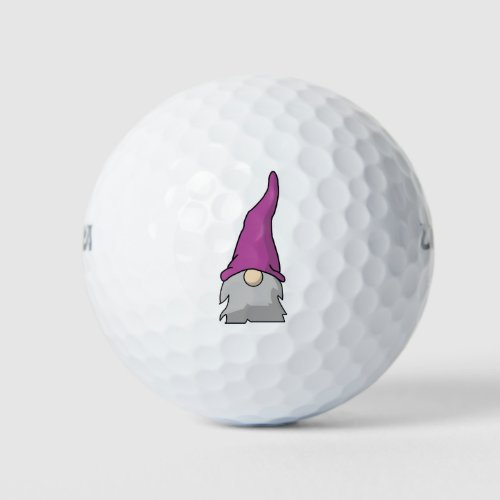 Minimalist Scandinavian Gnome Golf Balls