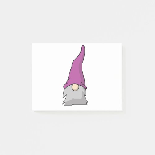 Minimalist Scandinavian Gnome Post_it Notes