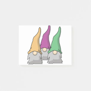 Minimalist Scandinavian Gnomes Post-it Notes