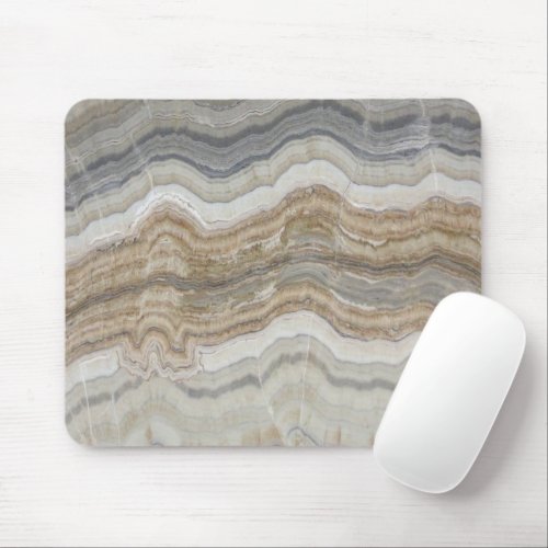 minimalist scandinavian granite brown gray marble mouse pad