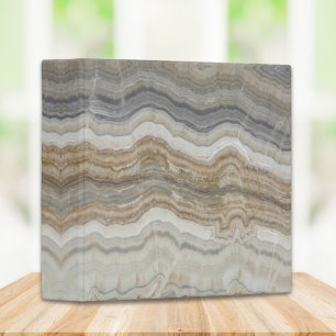 minimalist scandinavian granite brown grey marble 3 ring binder