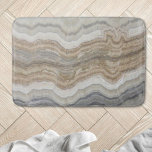 minimalist scandinavian granite brown grey marble bath mat