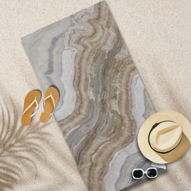 minimalist scandinavian granite brown grey marble beach towel (minimalist scandinavian granite brown grey marble beach towel)