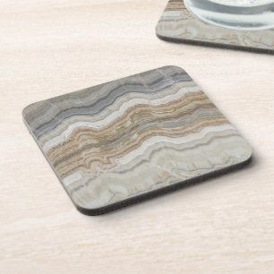 minimalist scandinavian granite brown grey marble beverage coaster