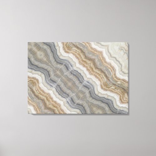 minimalist scandinavian granite brown grey marble canvas print