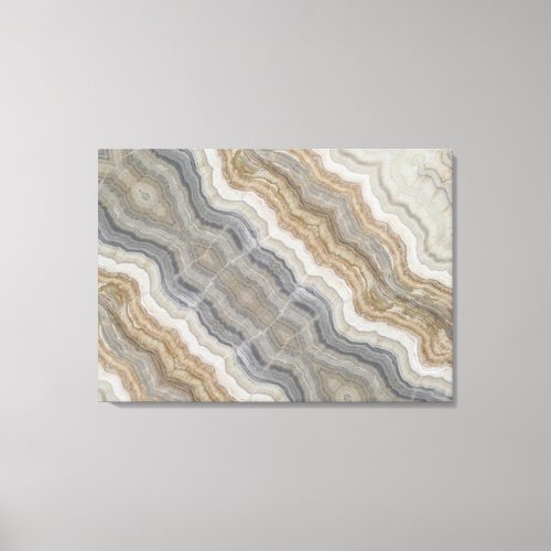 minimalist scandinavian granite brown grey marble canvas print