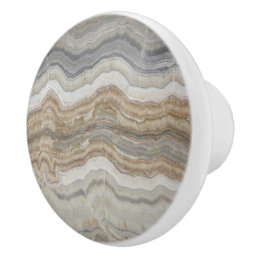minimalist scandinavian granite brown grey marble ceramic knob