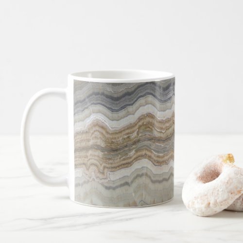 minimalist scandinavian granite brown grey marble coffee mug