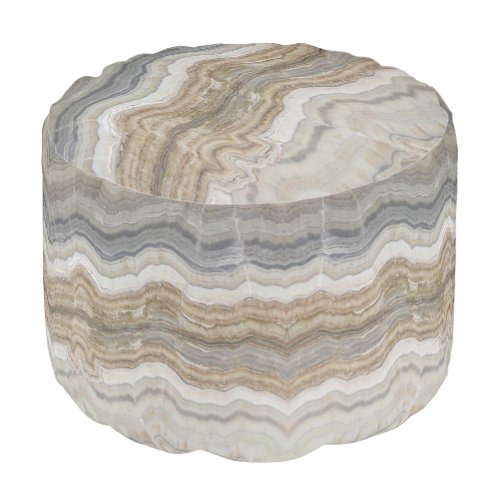 minimalist scandinavian granite brown grey marble pouf