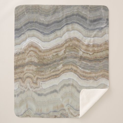 minimalist scandinavian granite brown grey marble sherpa blanket