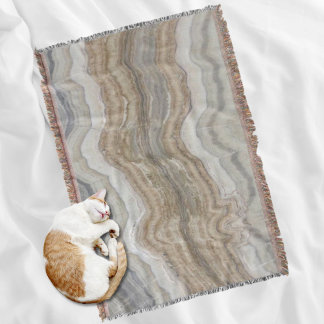 minimalist scandinavian granite brown grey marble throw blanket
