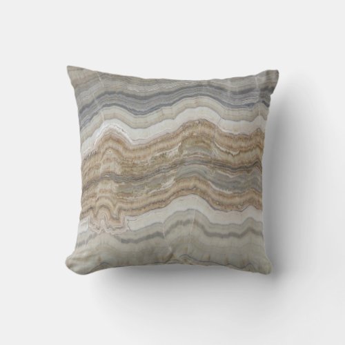 minimalist scandinavian granite brown grey marble throw pillow