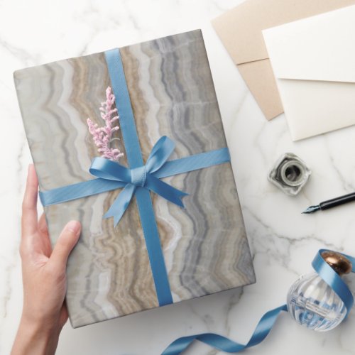 minimalist scandinavian granite brown grey marble wrapping paper