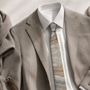 minimalist scandinavian white brown grey marble neck tie