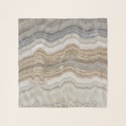 minimalist scandinavian white brown grey marble scarf