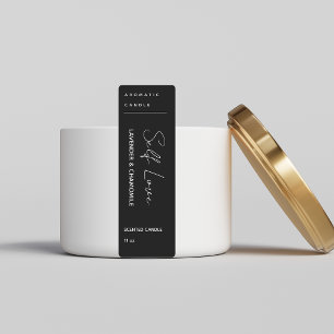 Minimalist Scented Candle Black Label