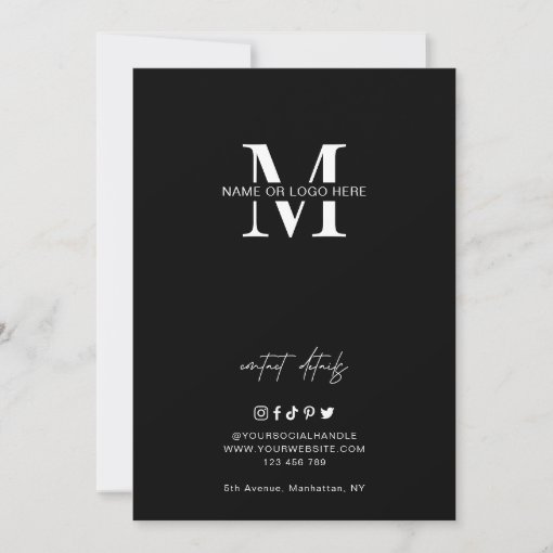 Minimalist Script Black White Salon Price List Zazzle