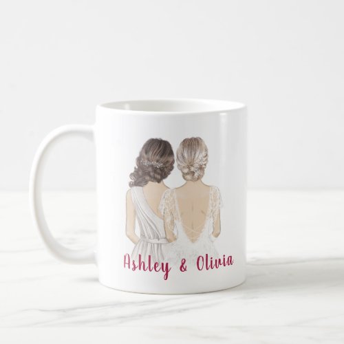 Minimalist Script Bride Maid of Honor Proposal Cof Coffee Mug