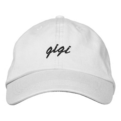 Minimalist Script Gigi Hat Gift for Great Grandma