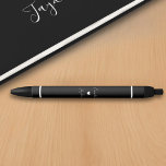 Minimalist Script Heart Simple Wedding Guest Book Pen<br><div class="desc">This personalized black pen is the perfect complement to our matching wedding guest book. The pen features a heart in the middle of the bride and groom's first names, creating a romantic touch. Use it to sign your guest book or to write your wedding vows. This pen is a great...</div>