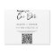 Minimalist Script QR Code Save The Date Magnet