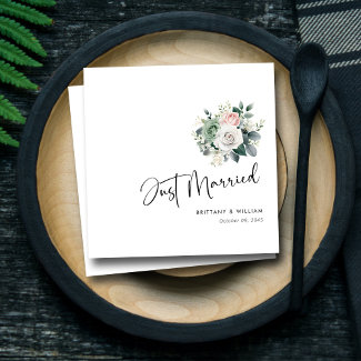Minimalist Script with Elegant Eucalyptus Wedding