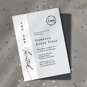 Minimalist Script You are Invited Company Event Invitation